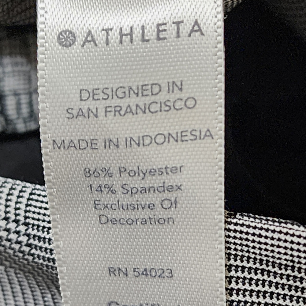 Athleta Gray and Black Ankle Pants - Picture 8 of 10